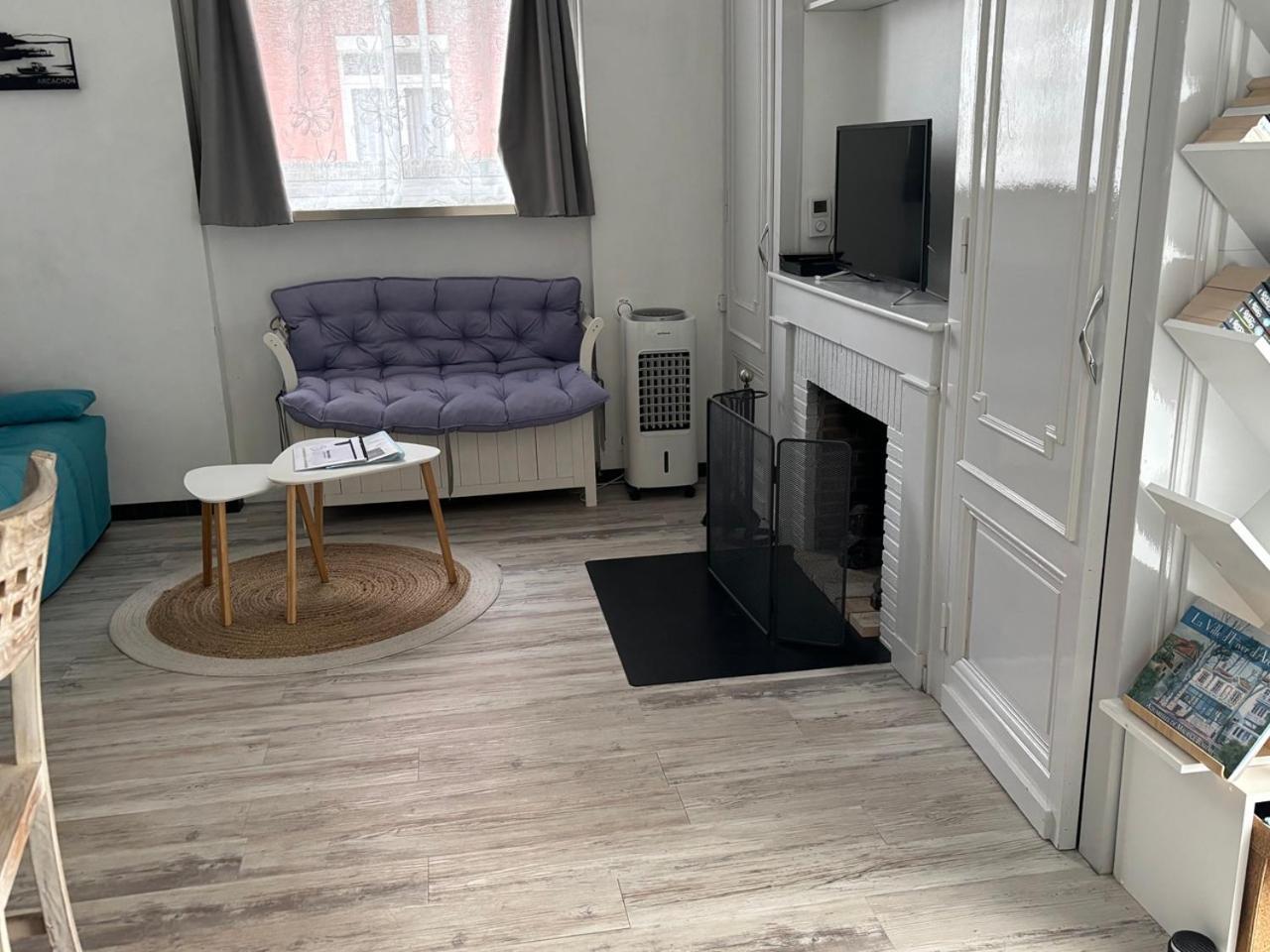 3 Pieces Avec Terrasse Entre Plage Et Centre Ville آركاشو المظهر الخارجي الصورة